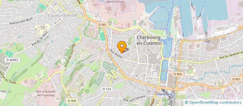 localisation de l'entreprise SCI COTANGOL à CHERBOURG-EN-COTENTIN