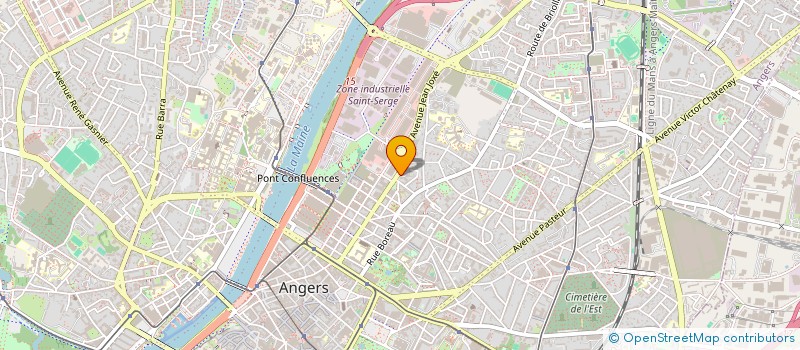 localisation de l'entreprise SCI COTAVE à ANGERS