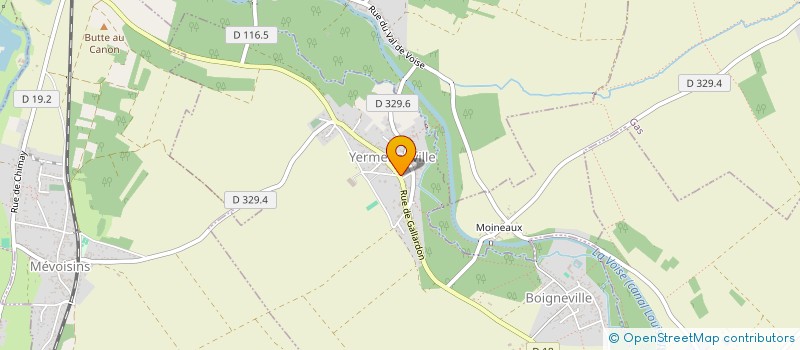 localisation de l'entreprise SCI COTE CAMPAGNE à YERMENONVILLE