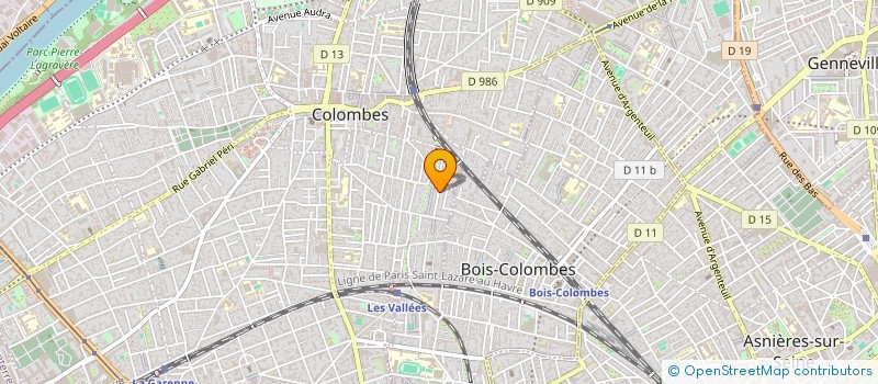 localisation de l'entreprise SCI COTE CARRIERE à COLOMBES