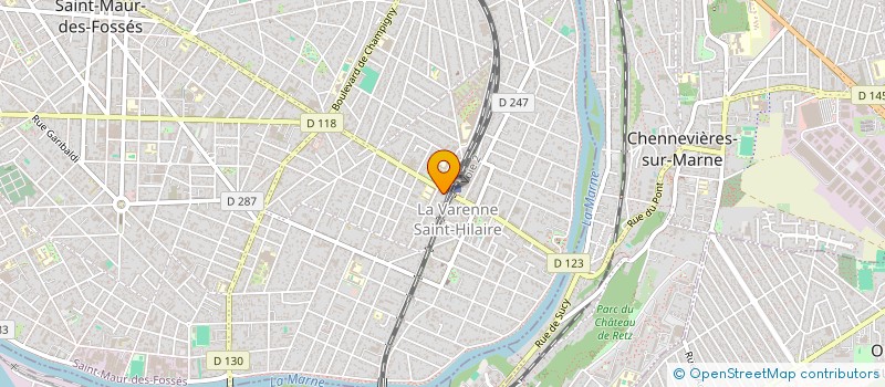 localisation de l'entreprise SCI COTE CHATEAU  SAINT-MAUR-DES-FOSSES