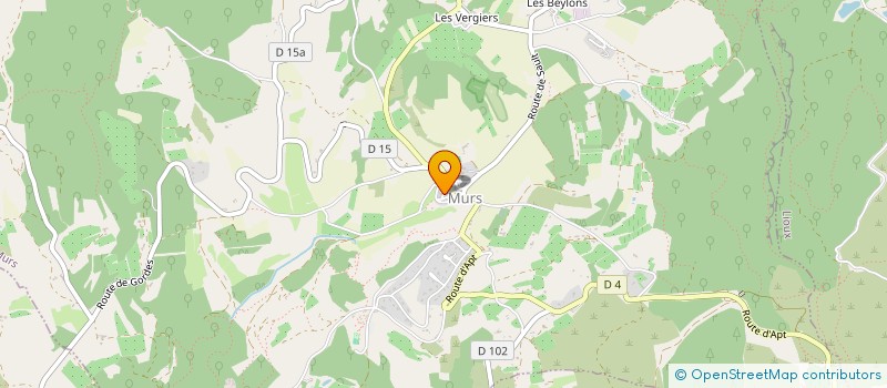 localisation de l'entreprise SCI COTE COUR  MURS