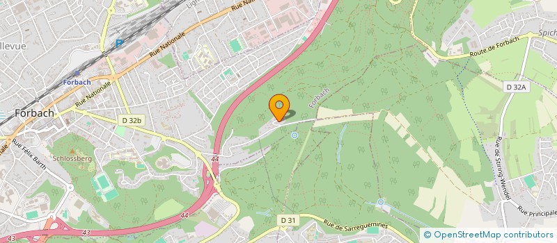 localisation de l'entreprise SCI COTE D'AZUR  FORBACH