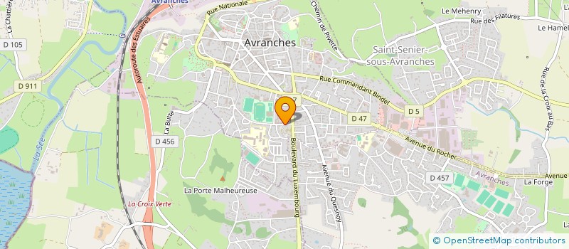 localisation de l'entreprise SCI COTE D'EMERAUDE  JULLOUVILLE