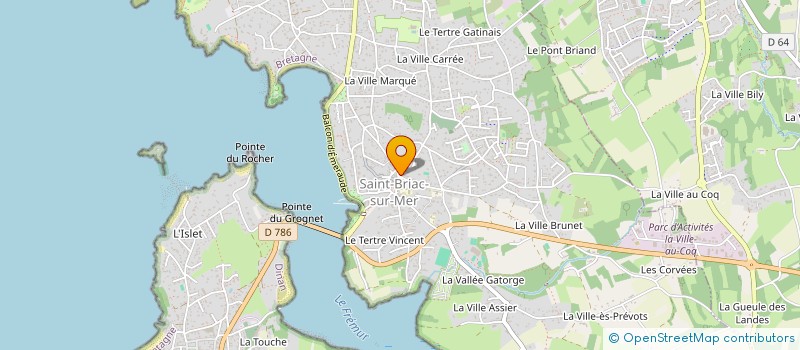 localisation de l'entreprise SCI COTE D'EMERAUDE  SAINT-BRIAC-SUR-MER