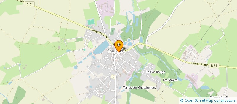 localisation de l'entreprise SCI COTE D OPALE à COULLONS