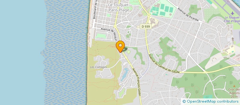 localisation de l'entreprise SCI COTE D'OPALE à LE TOUQUET-PARIS-PLAGE