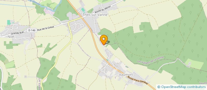 localisation de l'entreprise SCI COTE DE BEAUVAIS  VAUMORT