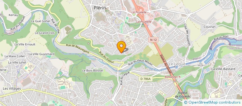 localisation de l'entreprise SCI COTE DE BON REPOS  PLERIN