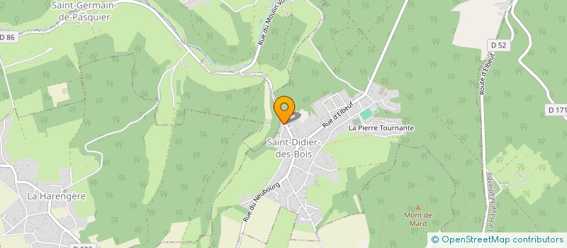 localisation de l'entreprise SCI COTE DE NACRE  SAINT-DIDIER-DES-BOIS