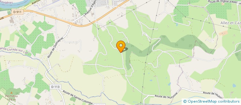 localisation de l'entreprise SCI COTE DE VILLAMADE  SAINTE-LIVRADE-SUR-LOT