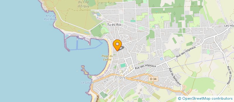 localisation de l'entreprise SCI COTE EMERAUDE  ERQUY