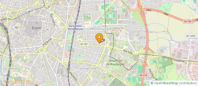 localisation de l'entreprise SCI COTE IMMO 2007 à DIJON