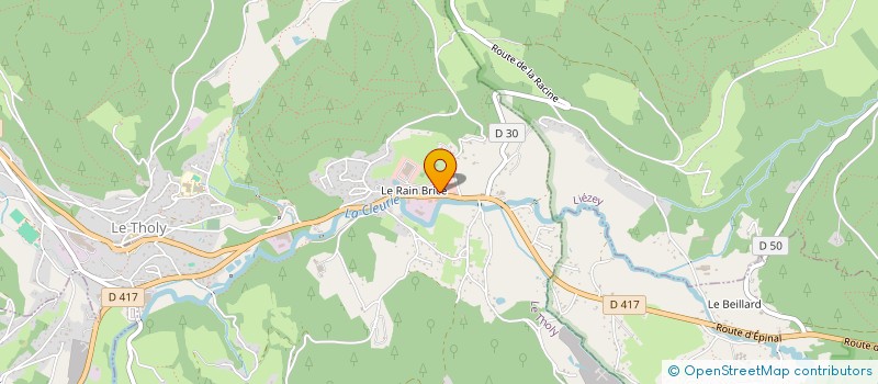 localisation de l'entreprise SCI COTE IMMO  LE THOLY