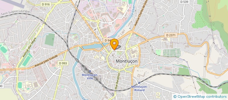 localisation de l'entreprise SCI COTE JARDIN à MONTLUCON