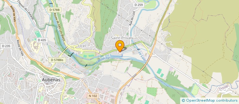 localisation de l'entreprise SCI COTE JARDINS  SAINT-PRIVAT