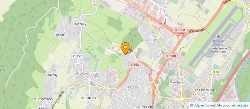 localisation de l'entreprise SCI COTE LOIRE  POISY