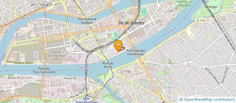 localisation de l'entreprise SCI COTE LOIRE  NANTES