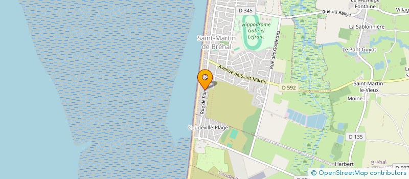 localisation de l'entreprise SCI COTE MER  BREHAL