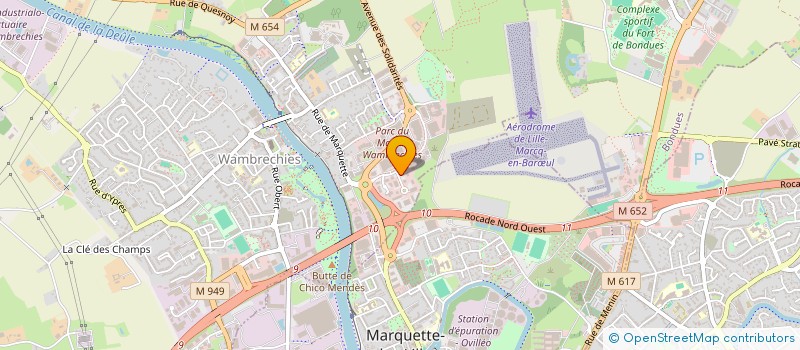 localisation de l'entreprise SCI COTE NORD  WAMBRECHIES