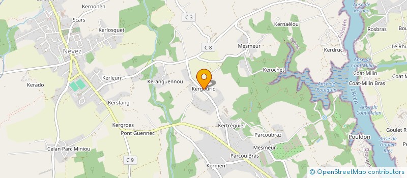 localisation de l'entreprise SCI COTE OUEST  NEVEZ