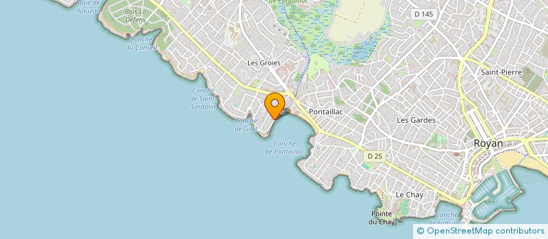 localisation de l'entreprise SCI COTE OUEST  VAUX-SUR-MER