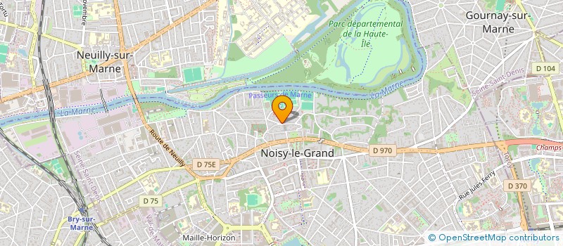 localisation de l'entreprise SCI COTE PARC 2T  NOISY-LE-GRAND