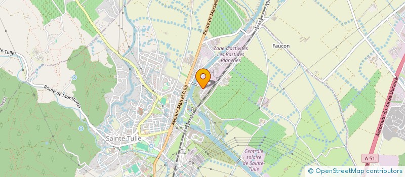 localisation de l'entreprise SCI COTE ROUGE à SAINTE-TULLE