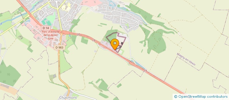 localisation de l'entreprise SCI COTE SAINT ANTOINE  MAGNY-EN-VEXIN