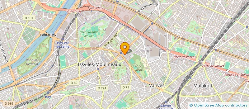 localisation de l'entreprise SCI COTE SAINT PIERRE à ISSY-LES-MOULINEAUX