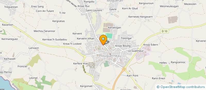 localisation de l'entreprise SCI COTE SANTE  PLOUGUERNEAU