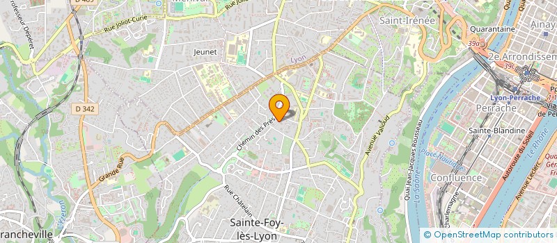 localisation de l'entreprise SCI COTE SAONE  SAINTE-FOY-LES-LYON