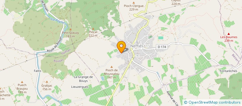 localisation de l'entreprise SCI COTE SOLEIL  NEFFIES