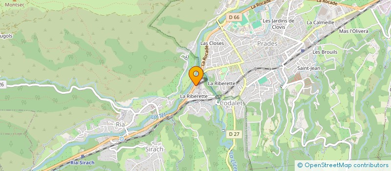 localisation de l'entreprise SCI COTE SUD  RIA-SIRACH