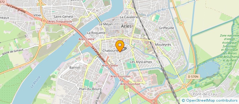 localisation de l'entreprise SCI COTE SUD  ARLES