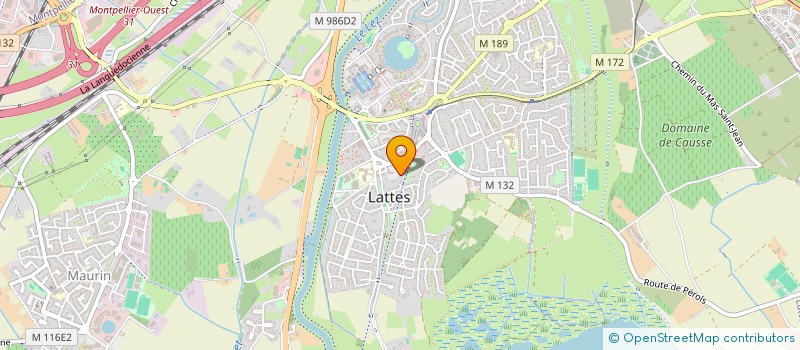 localisation de l'entreprise SCI COTE SUD à LATTES