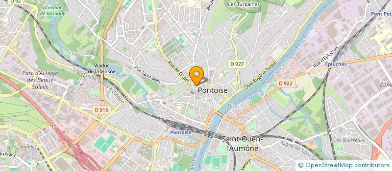 localisation de l'entreprise SCI COTE SUD  PONTOISE