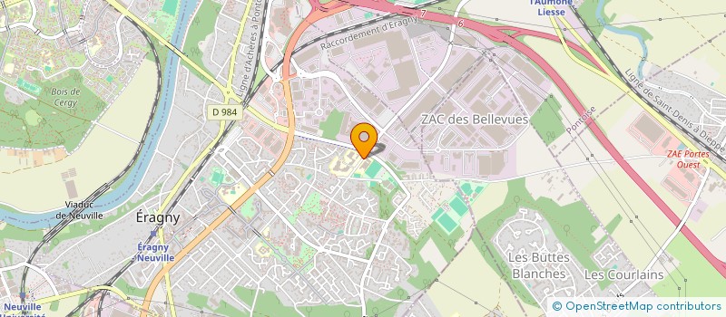 localisation de l'entreprise SCI COTES DE BIZIERES  ERAGNY