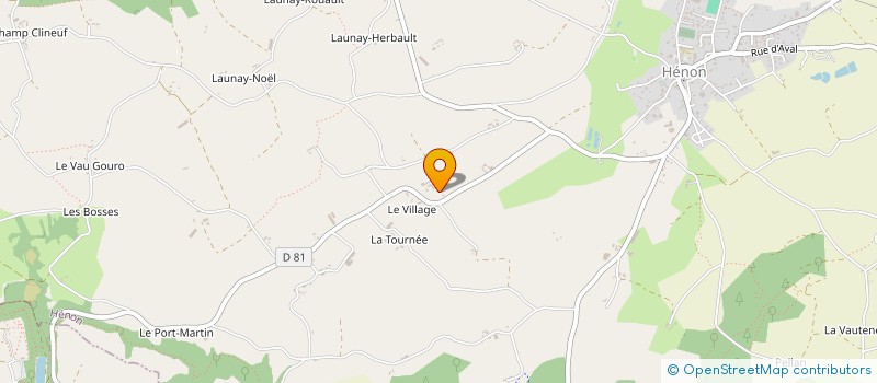 localisation de l'entreprise SCI COTHENON  HENON