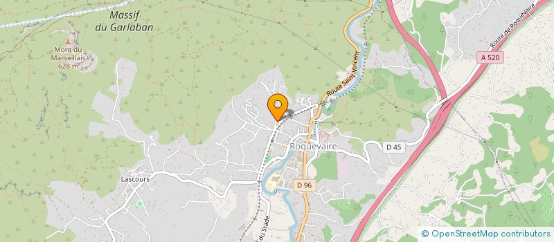 localisation de l'entreprise SCI COTHIER  ROQUEVAIRE