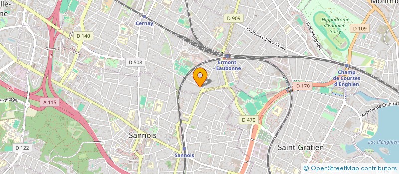 localisation de l'entreprise SCI COTHYLOMAR à ERMONT