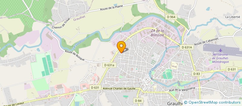 localisation de l'entreprise SCI COTICE  GRAULHET