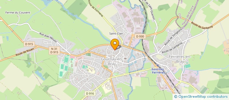 localisation de l'entreprise SCI COTIEN  GOURNAY-EN-BRAY