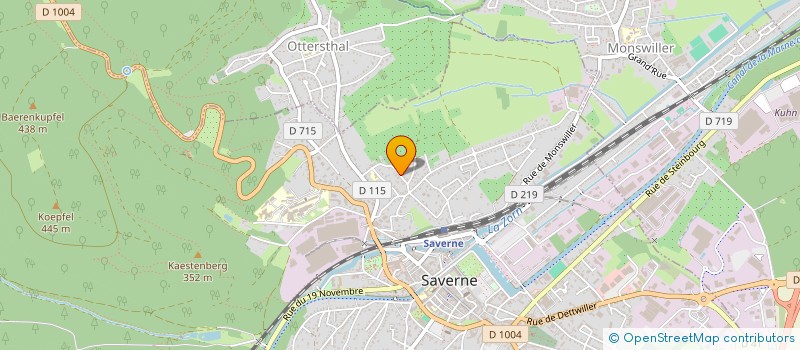 localisation de l'entreprise SCI COTILO  SAVERNE