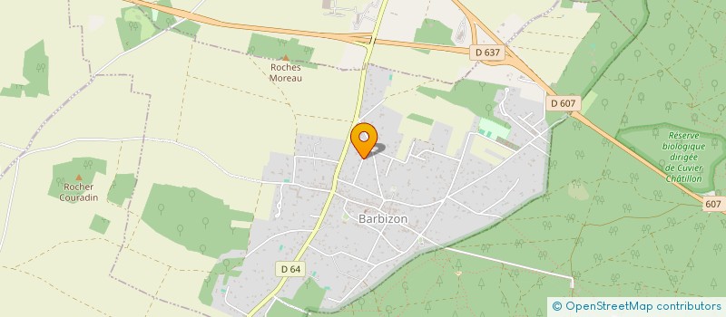 localisation de l'entreprise SCI COTIMAJU  BARBIZON