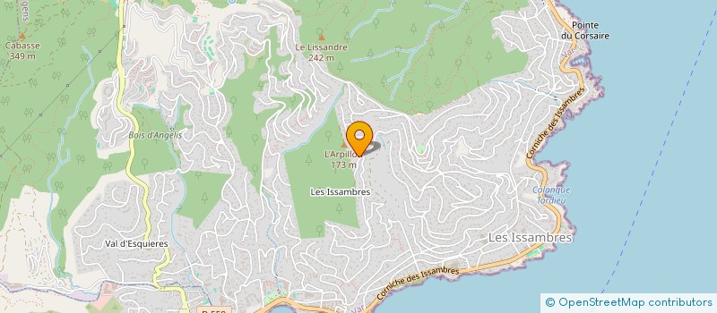 localisation de l'entreprise SCI COTIMMO à ROQUEBRUNE-SUR-ARGENS
