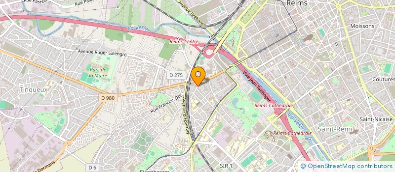 localisation de l'entreprise SCI COTRET HUET  REIMS