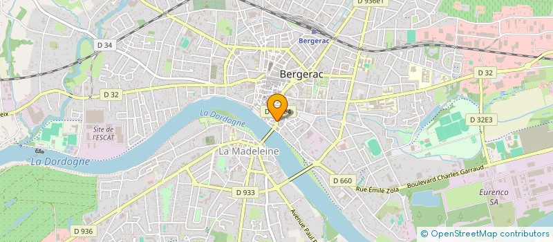 localisation de l'entreprise SCI COTRISO à BERGERAC