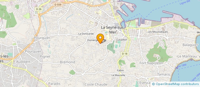 localisation de l'entreprise SCI COTTAGE 2 à LA SEYNE-SUR-MER