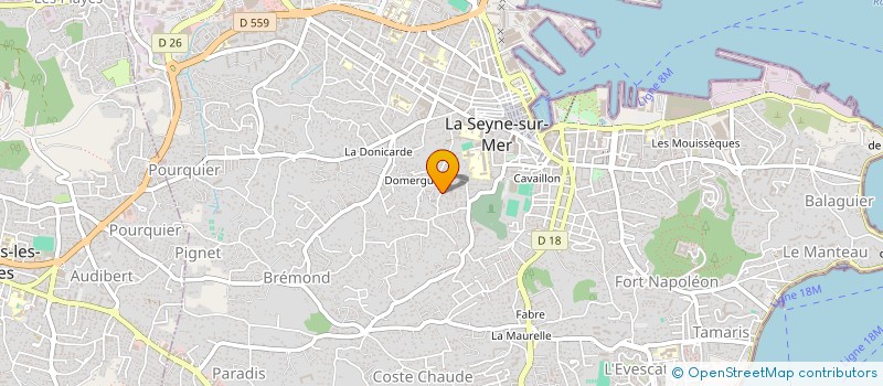 localisation de l'entreprise SCI COTTAGE à LA SEYNE-SUR-MER